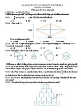 Đề giao lưu câu lạc bộ môn Toán Lớp 4 - Năm học 2018-2019